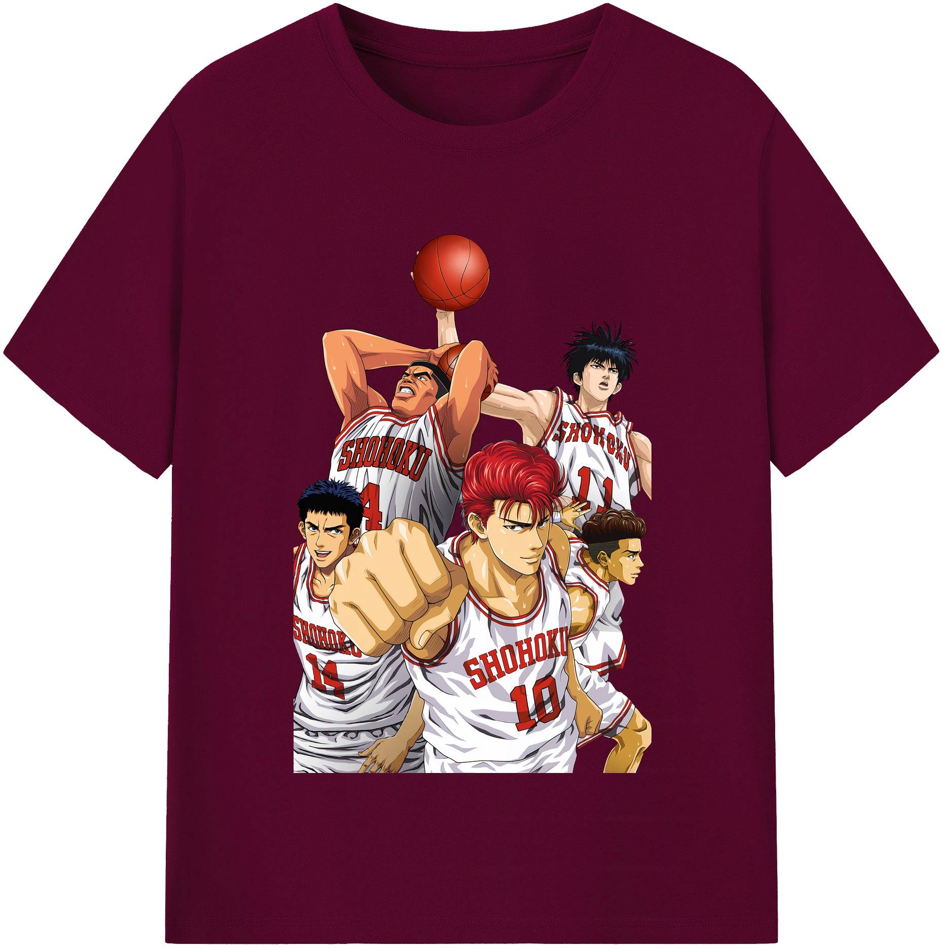 （画像用） SLAM DUNK／スラムダンク レディースカジュアルプリントTシャツ（綿100％）